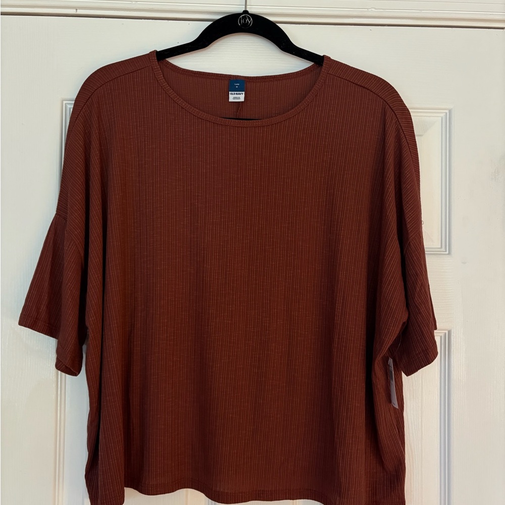 NWT Old‎ Navy Women's Short Sleeve Top - Rust color